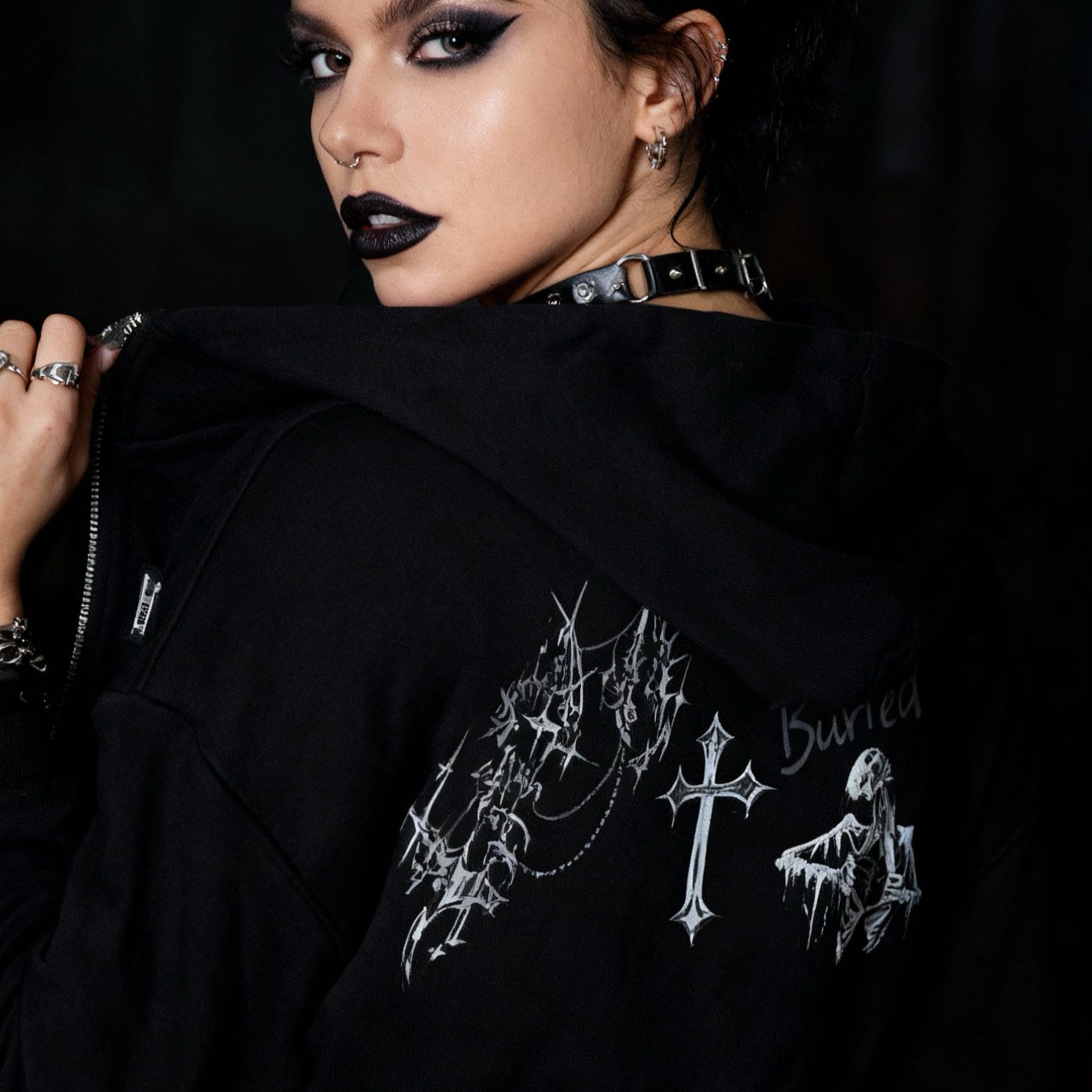 Cropped Zipper women’s